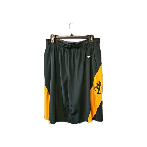 Oakland A's Mesh Shorts Mens Size LARGE Green - Picture 1 of 8